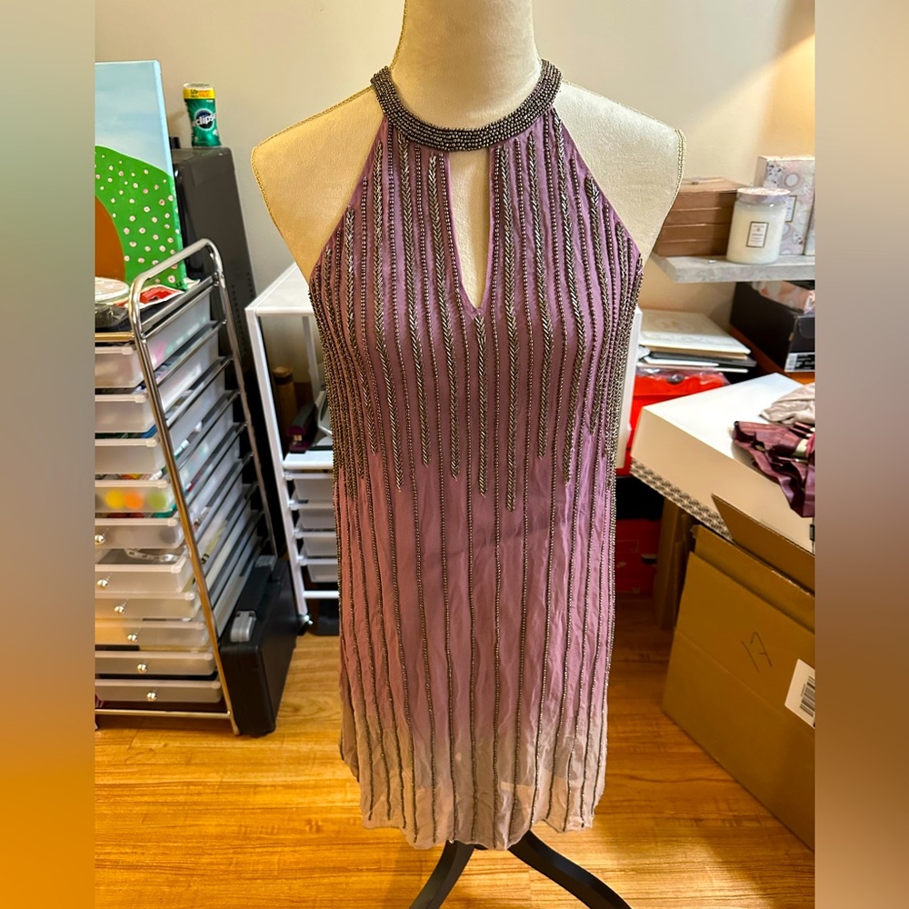 Parker beaded cocktail dress